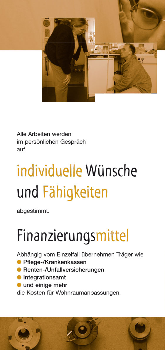 Ralf Sawatzki - Tischlerei f&uuml;r jede Lebenslage - Barrierefreie Wohnraumgestaltung